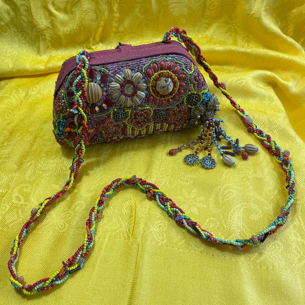 Handmade beaded Mary Frances